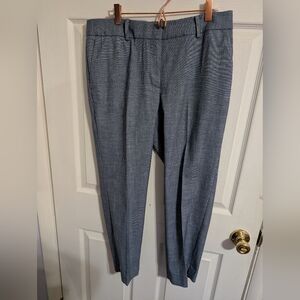 Talbots Womens Pants Hampshirt Ankle Blue Size 10P Petite Career